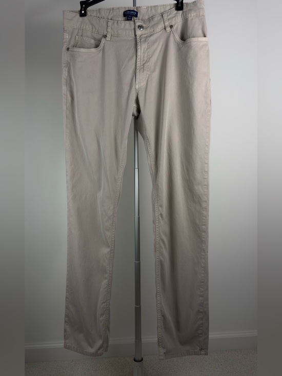 Peter Millar Other - Peter Millar Crown Crafted Men's 5-Pocket Pants Khaki Beige Size 34x32